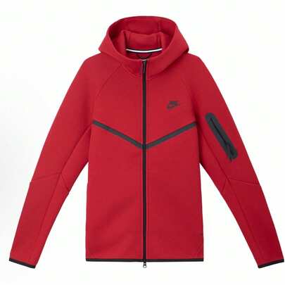 Nike Unisex Tech-Inspired Zip Hoodie & Jogger, Slim Fit Tapered Tracksuit With Cozy Lining, No Shrinkage, Effortless Streetwear Graphic Outerwear For Men & Women Set