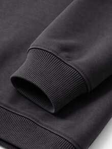 Premium Fleece-Lined Boys' Sweatshirt: Warm, Stylish, And Comfortable! (Sizes 4 To 14) - 灰色 - 查看 7