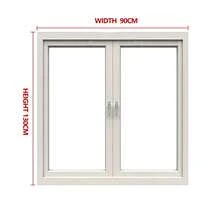 灰色磁吸式纱窗网，可自行安装，防蚊虫，隐形家用卧室磁性窗帘 - 灰色 - 查看 19