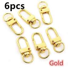 6个装金银镀层龙虾扣钩，DIY首饰制作配件，适用于钥匙扣、项链、手链等。 - Snap clasp - 查看 14