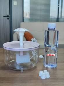 1500ml/50.72oz Floral Design Automatic Cat Water Fountain With Circulation Filter, USB Powered (Adapter Not Included), Suitable For Cats And Small Dogs - Multicolor - View 16