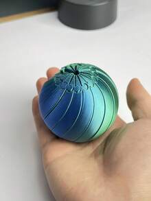 3D Printed Transformable Fidget Cube, Relaxing Stress Relief Desktop Toy - Multicolor - View 12