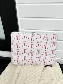 Túi đựng laptop/máy tính bảng màu trơn, phong cách tối giản sang trọng, họa tiết ngôi sao, nhiều kích cỡ. - trắng - Xem 2