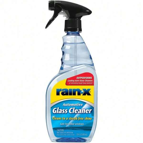 Rain-X Auto Glass Cleaner For Instant Shine - Effortless Streak-Free Clean For Windshields And Windows, Long-Lasting Protection