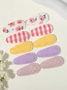 20个迷你发夹，新颖设计，适合派对使用 - 混合色 - 查看 5