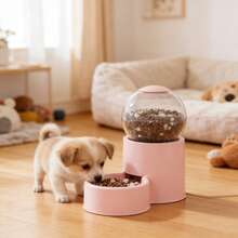 1 bình đựng nước tự động dung tích lớn cho thỏ, làm bằng chất liệu ABS bền, thiết kế trong suốt, kèm theo bát nước nhựa lớn, không cần pin. - Xem 13