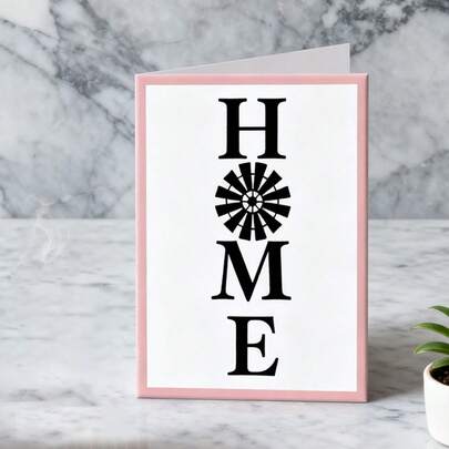 1 Khuôn dập nổi bằng kim loại hình chữ HOME, thiết kế sáng tạo, phù hợp cho các dự án thủ công DIY, làm sổ lưu niệm và trang trí album ảnh. Lý tưởng để tạo thiệp chúc mừng và các vật trang trí DIY.