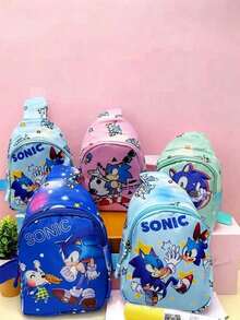 Breathable Lightweight One Shoulder Sling Bag, Large Capacity Bicycle Chest Bag, Multi-Layer Unisex Chest Pack, Minimalist Casual Travel Crossbody Bag For Women, Functional Printed Sling Bag - Multicolor - View 4