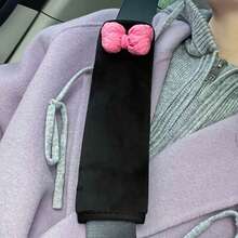 2pcs Car Seat Belt Bow Cover, Cute Bow Interior Seat Belt Anti-Squeeze Protection Cover With Fun Design And Fine Craftsmanship - Shoulder Pads - View 13