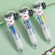 36pcs Cute Hamster 0.7mm 4-Color Ballpoint Pens, Mini Stationery Pens For Writing, Adorable School/Office Supplies, Gifts, Writing Tools, Holiday Gifts, Novelty Stationery, Teacher Gifts, Party Favors, Back To School - Multicolor - View 3