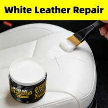 50g Leather Seat Repair Paste, Color Restoration Paste, Suitable For Shoes, Bags, Sofas And Furniture. Available In Black, Brown And White. - Multicolor - View 6