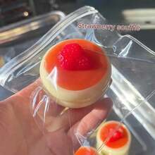 1个软绵绵的奶油夹心蛋糕减压玩具，质感逼真 - 彩色 - 查看 10