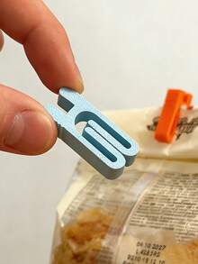 Clips de plástico duraderos para bolsas de alimentos, adecuados para sellar bolsas de aperitivos de cocina - Multicolor - Ver 5