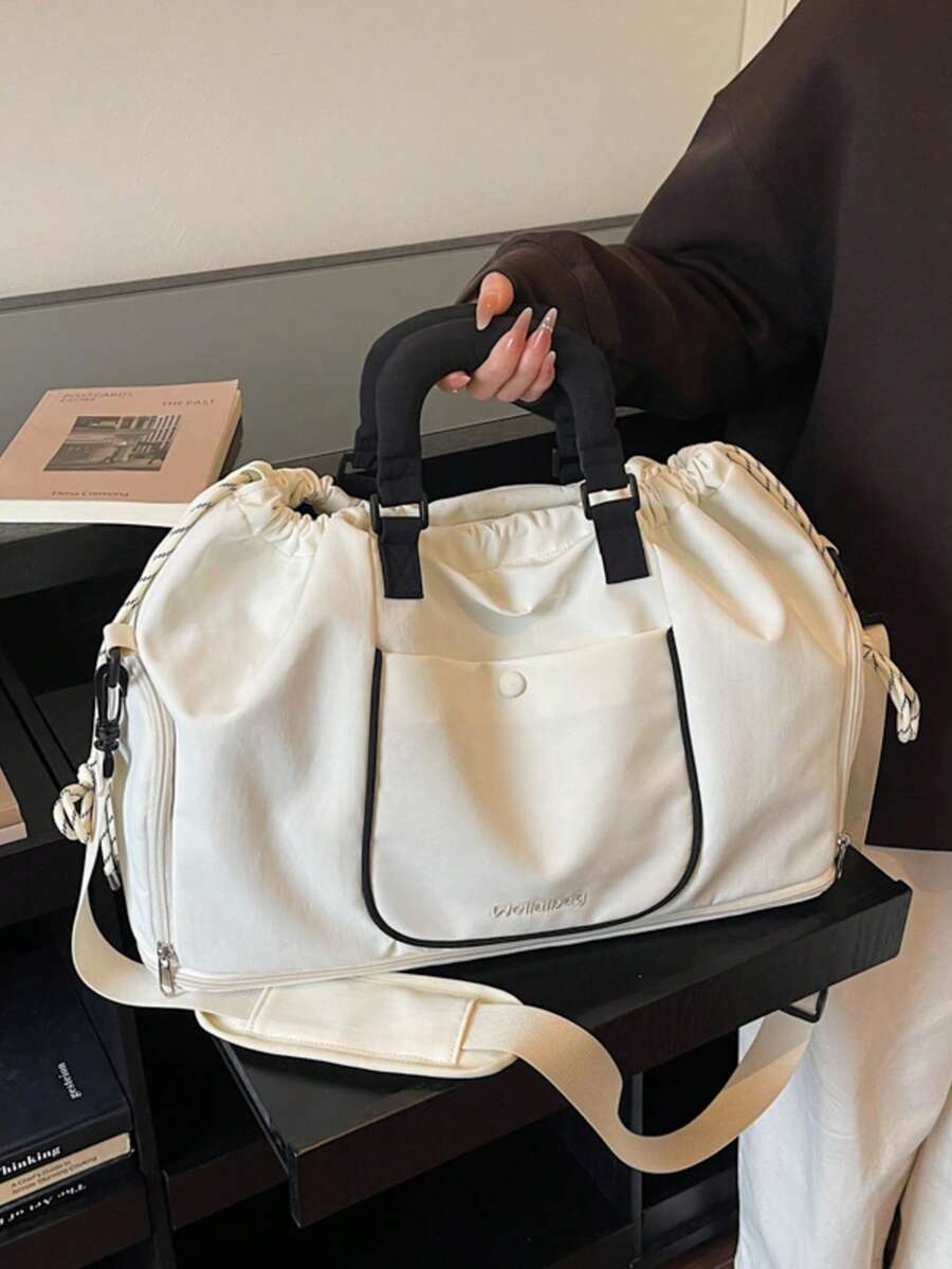 这款大容量、干湿分离的独立鞋仓游泳健身包适合旅行和外出，同时也是一款短途轻便旅行包和运动瑜伽便携健身包，其独特的包袋设计吸引了许多人。 - 彩色 - 查看 1