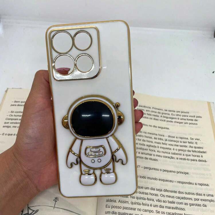 Phone Case Compatible With  15C 4G And Poco C85 Astronaut Design. - White - View 3