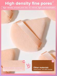 4件套化妆工具套装，包括：2个化妆海绵+2个三角粉扑 - 彩色 - 查看 7