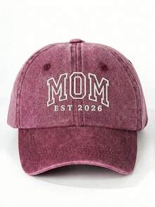 BONNY BOOM 1/2pcs Couple Set, Dad & Mom Hats, Funny Parents Baseball Caps, Fashionable Unisex Design Suitable For Travel And Outdoor Activities - Baseball Cap - View 5