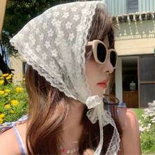 Lace Scarf Tied Around Waist Dress, New Versatile Summer Sash Waist Belt Strap For Skirt - Multicolor - View 4