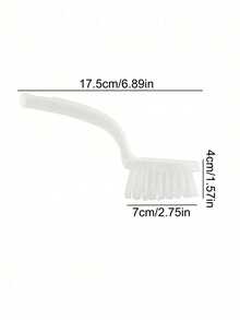 1/2pcs Bathroom Cleaning Brush Set, Small Brush For Tile Corners, No Blind Spot, Great For Cleaning Floors And Bathroom Grout Lines - / - View 4