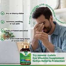 Paquete especial de oferta:4PCS Gwynne Lutein Eye Vitamin Supplement Nutricional Para La Salud Macular Y El Ojo Seco Con Luteína, Zinc, Vitamina C/e Y Zeaxantina 90 Cápsulas - 4 piezas - Ver 4