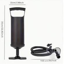Portable Manual Dual-Nozzle Air Pump, 3 Valve Connectors, Suitable For Inflatable Beds, Swim Rings, Pools, Balloons, Boats, Compact Design, Manual Pull-Style High-Power Floor Air Pump, Rapid Inflation, Handheld Air Pump, Quick Inflation, Portable Manual Air Pump For Outdoor Use, Can Inflate Swim Rings, Air Mattresses, Pool Floats, Inflatable Accessories, Beach Items, Etc., Pool Inflatable, Beach Essentials - Multicolor - View 2