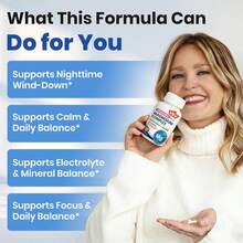 Magnesium Complex Capsules For Women – 15-In-1 Magnesium Glycinate, Citrate, Malate & Oxide With Ashwagandha And L-Theanine – Daily Calm & Wellness Support – Vegan Supplement – 120 Capsules - 1 瓶 - 查看 5