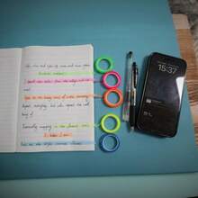 VANRA 5m/Roll Fluorescent Highlighter Transparent Removable Bookmark, Student & Office Supplies - Multicolor - View 10