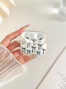 Bow-Knot Painted Transparent Fashion Bluetooth Earphone Case Compatible With AirPods Case, Headphones, Pro 3 Case, Pro (2nd Generation), 3, Pro, 1/2, 4 Case Cover - Multicolor - View 7