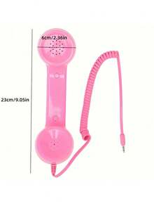 全新即插即用复古手机麦克风，无需适配器即可直接连接。符合人体工程学设计，多种亮丽色彩可选，更显时尚。 - 查看 7