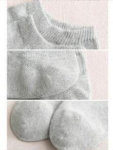 1/5 Pairs Women's Socks, Boat Socks, Ankle Socks, Black Socks, White Socks, Breathable Design, Non-Slip, Moisture-Wicking, Suitable For Various Outfits And Occasions, Random Color Combinations, Essential For Daily Wear, Indoor And Outdoor - Multicolor - View 3