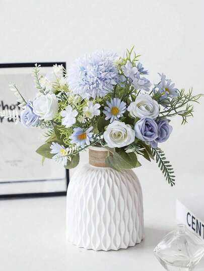 1 chiếc bình hoa kiểu mộc mạc, bình trang trí lượn sóng cổ điển, bình hoa để bàn kiểu nhà nông, điểm nhấn ấm áp cho nhà bếp và phòng ăn, bình cắm hoa kiểu đồng quê và bình trang trí bàn ăn.