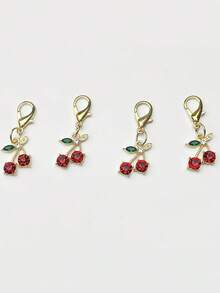 4/8pcs Women's Heart-Shaped Shoe Charms, Detachable DIY Shoe Clips, Suitable For All Types Of Shoes, Holiday Gift Decoration - Multicolor - View 6