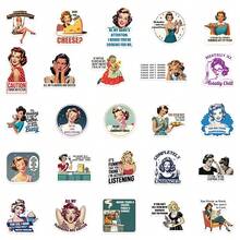 50张励志名言贴纸，适合女性，可用于装饰计划本、笔记本、日记本、行李箱、手机壳、键盘、平板电脑、吉他、头盔、滑板等，也是剪贴簿文具用品和趣味贴纸，适用于Kindle。 - 女性語錄 - 查看 9