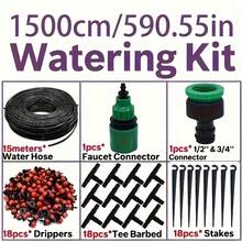 Drip Irrigation System Automatic Watering Garden Hose Micro Drip Irrigation Set Adjustable Nozzle Gardening Supplies System Water - Irrigation Kit - View 3