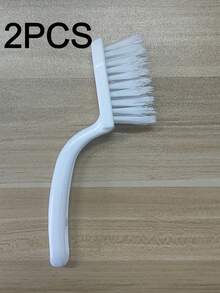 1/2pcs Bathroom Cleaning Brush Set, Small Brush For Tile Corners, No Blind Spot, Great For Cleaning Floors And Bathroom Grout Lines - / - View 15