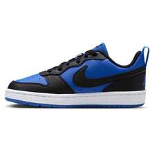 Nike Court Borough Low Recraft Big Kids/Women's Casual Shoes DV5456-123 | Everyday Versatile, Comfortable Fit - 黑藍色 - 查看 3