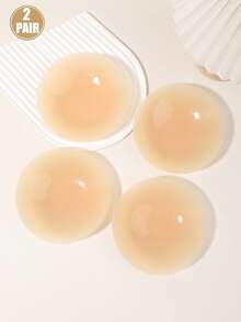 夏季专用超薄硅胶乳贴，适用于大胸，可重复使用粘性贴片式乳贴，隐形文胸，粘性文胸，便携式乳贴，适合商务旅行、旅游、度假、深V领、露背连衣裙、泳衣、比基尼和连衣裙。 - 彩色 - 查看 14