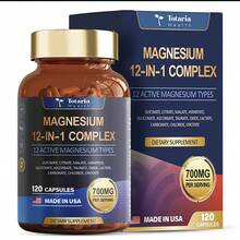 Selling Fast! 12-In-1 Magnesium Complex 700mgSupplement With Glycinate Citrate Malate. Women's Health. - 1 Bottle - View 10