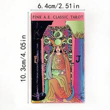 Entire 78-Card Tarot Set Featuring A Cohesive Pink Theme And Classic Archetypal Artwork - Multicolor - View 10