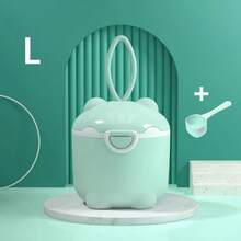 Baby Milk Powder Box, Portable Pork Food Storage Container, Essential Cereals, Toddler Snack Container,  YXN2 - Green - View 9