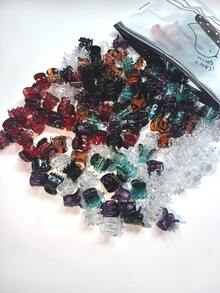 20/50 chiếc kẹp tóc mini màu nâu + đỏ tía + xanh lá cây, thích hợp để tạo kiểu tóc cho nữ, kẹp chắc chắn cho tóc mái và là phụ kiện tóc đa năng mùa hè, kẹp tóc đi biển, kẹp tóc du lịch. - Nhiều màu - Xem 14