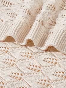 Baby Cotton Knit Blanket, Hollow Out Design, Suitable For Baby In Spring And Summer, Air-Conditioned Room - Multicolor - View 8