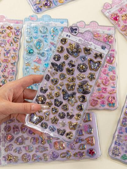 Bộ sưu tập sticker 3D rung lắc dễ thương, nhiều màu sắc mới năm 2026 | Sticker ốp điện thoại, sticker chống nước có thể tái sử dụng dùng để trang trí sổ lưu niệm và văn phòng phẩm, phụ kiện ốp điện thoại phù hợp, sticker điện thoại, phụ kiện điện thoại