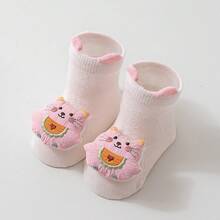 1 Paar atmungsaktive Baby Socken mit süßer Figur für Frühling/Sommer, rutschfeste Kleinkind Socken für Neugeborene 0-1 Jahre - Verschiedenfarbig - Übersicht 15