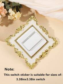 1/2 miếng dán trang trí bảo vệ ổ cắm đèn phòng khách, phòng ngủ, quà tặng cặp đôi, quà sinh nhật, quà tốt nghiệp, v.v. - trắng - Xem 2