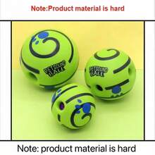 1 pieza Pelota interactiva para mascotas que hace ruido, juguete de persecución para mascotas, pelota de entrenamiento de IQ para perros, juguete de masticación para perros, suministros de entrenamiento de contacto, adecuado para perros de tamaño grande y mediano - Multicolor - Ver 8