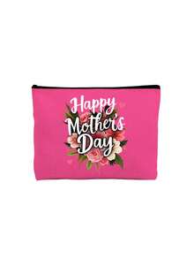 Túi đựng mỹ phẩm họa tiết hoa dành tặng mẹ nhân Ngày của Mẹ - Túi đựng đồ trang điểm nhiều màu sắc có khóa kéo - Túi du lịch đựng đồ dùng vệ sinh cá nhân có thể tái sử dụng - Món quà lý tưởng cho mẹ, bà, vợ - Hoàn hảo cho Ngày của Mẹ, sinh nhật, kỷ niệm - Túi đựng mỹ phẩm nhẹ và bền, túi đựng đồ trang điểm, túi đựng đồ vệ sinh cá nhân, túi đựng đồ trang điểm, đồ dùng cần thiết cho kỳ nghỉ, quà tặng cho phụ nữ - Nhiều màu - Xem 13