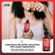Cayenne Pepper & Beet Root Liquid Drops With Vitamin K2 + D3 – Herbal Wellness Supplement For Energy & Circulation Support – 60ml - 130g - 查看 5