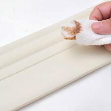 Self-Adhesive Flexible Baseboard & Waistline Wall Sticker, Waterproof Curved Design, Suitable For Home And Rental Renovation - 10cm Wide - View 5