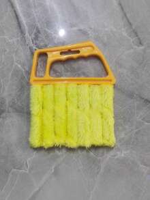 1/2 piezas Cepillo de limpieza de riel de puerta de doble cara, Cepillo de limpieza de alféizar de ventana, Plumero para persianas venecianas, Herramienta de limpieza de grietas - Multicolor - Ver 9